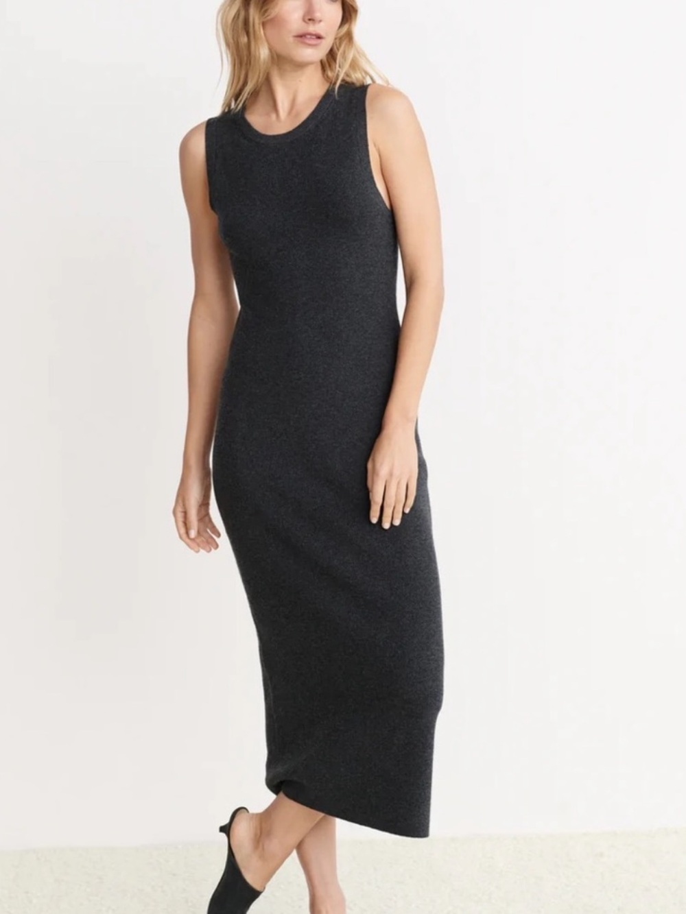 Jenni Kayne Sleeveless Sweater dress | Charcoal